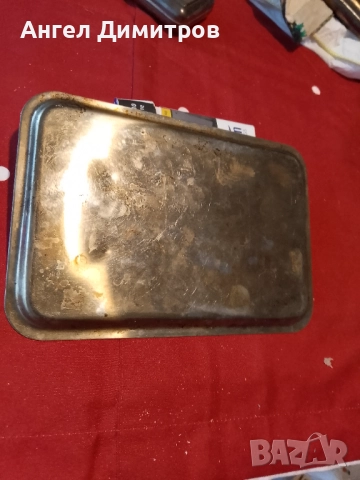 Трети райх страхотен месингов поднос , снимка 4 - Антикварни и старинни предмети - 52444969