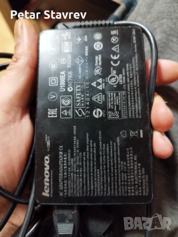 ОРИГИНАЛНО зарядно от Lenovo G50-30 20v 3.25A става и за други модели, снимка 2 - Части за лаптопи - 52675649