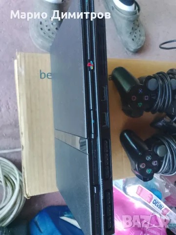 Sony PlayStation 2 PS2 + 2 джойстика + Memory Card, снимка 3 - PlayStation конзоли - 56214234
