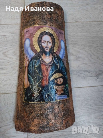 Икона върху керемида , снимка 6 - Икони - 53094335