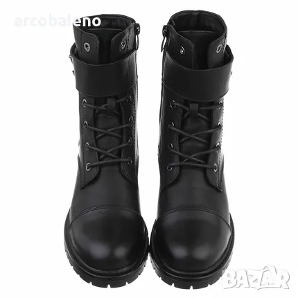 Дамски боти с връзки, 2цвята , снимка 9 - Дамски боти - 48490734