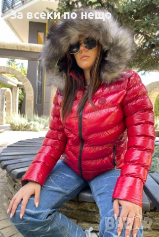 Дамско Зимно Яке С Естествен Пух На Качулката - 2 Налични Цвята Код W.S.O., снимка 6 - Якета - 52568697
