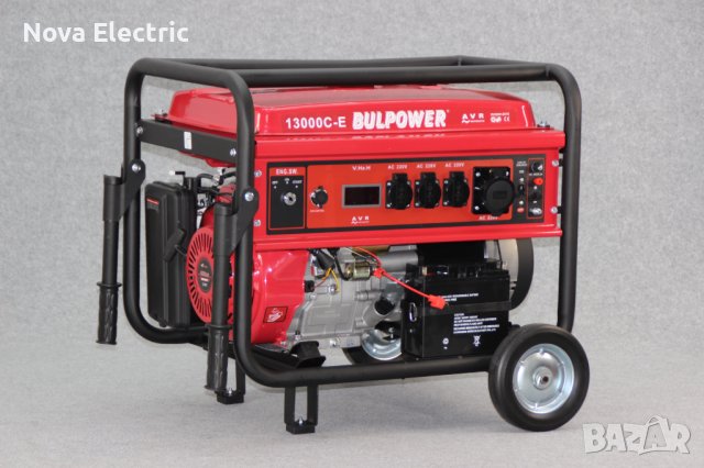 ТРИФАЗЕН Генератор За Ток 10kW+АТС Табло - Бензин, снимка 4 - Генератори - 39290699