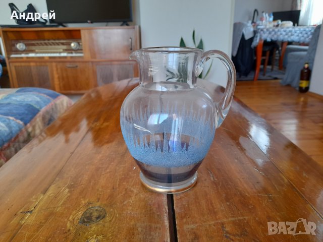 Стара стъклена кана,каничка #9