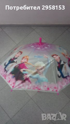 детски чадър елза и ана, снимка 6 - Чадъри - 42013779