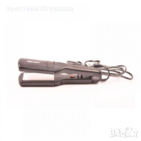 Преса за коса с керамични плочи + ПОДАРЪК мини преса (до изчерпване на количествата), снимка 4 - Преси за коса - 53669612