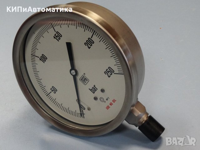 Манометър Nuova Fima Ф 160, 250 bar, снимка 4 - Резервни части за машини - 34450241