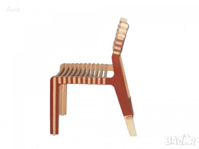 Стол Арт Деко,М-ST01,3D параметрична арт интериор,18 мм шперплат, снимка 1 - Столове - 35850771