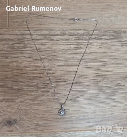 Продавам сребърно колие, снимка 4 - Колиета, медальони, синджири - 56041528