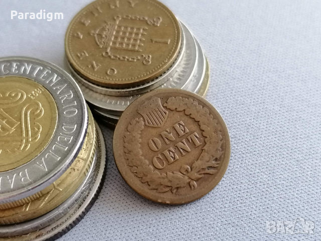 Монета - САЩ - 1 цент | 1887г.