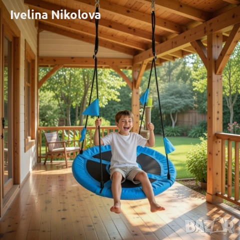 Люлка "Щъркелово гнездо" — здрава, удобна и подходяща за деца и възрастни до 150 кг, снимка 4 - Други - 53400268