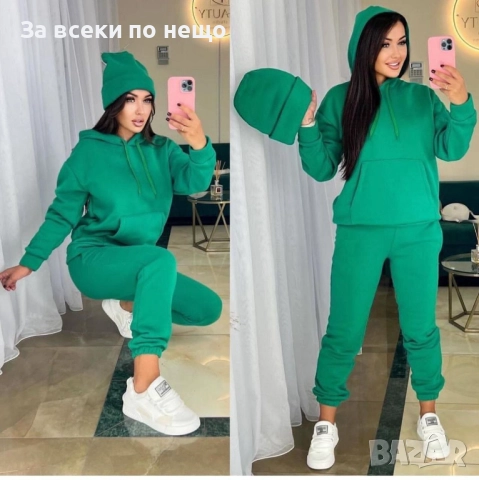 Black Weekend💯✅🖤Дамски Зелен Спортен Комплект Код A1171