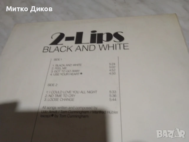 2-Lips Black and White голяма плоча, снимка 3 - Грамофонни плочи - 51376799