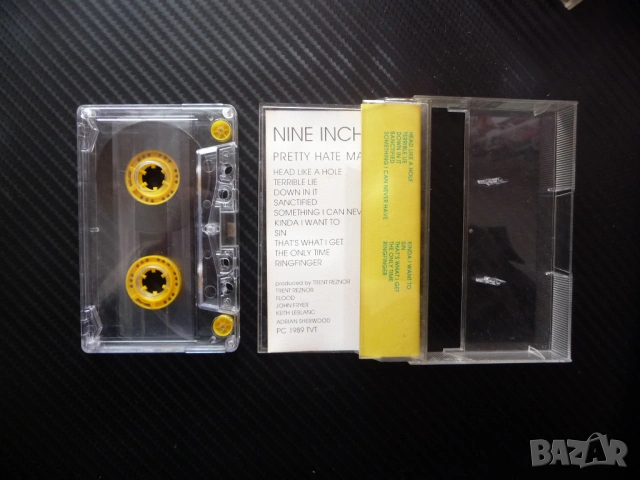 Nine Inch Nails Pretty hate machine Industrial revolution рок метъл индъстриъл албум NIN фенове 1989, снимка 2 - Аудио касети - 53329629