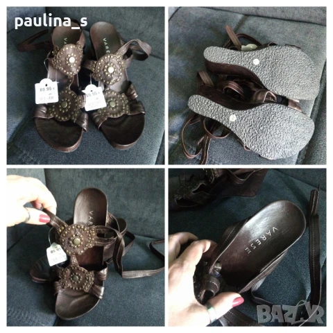 Три чифта / Сандали на платформа "Varese", "Montego bay club" и "Gap" , снимка 2 - Сандали - 36545575