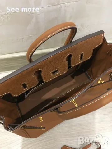 Hermès Birkin Bag чанта кожа, снимка 8 - Чанти - 56082871