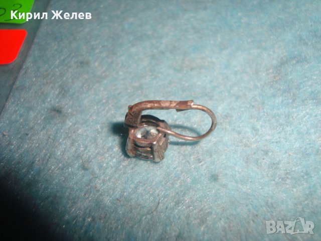СРЕБЪРНА СКЪПОЦЕННА ОБЕЦА СРЕБРО 925 с ФАСЕТИРАН ЮВЕЛИРНО СКЪП КАМЪК ЦИРКОН 25603, снимка 8 - Обеци - 35819958