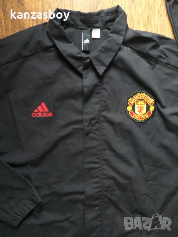 adidas manchester united - страхотно мъжко яке 100% оригинал КАТО НОВО, снимка 3 - Якета - 34386325