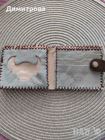 Портмоне-естествена кожа, снимка 2 - Чанти - 49155685