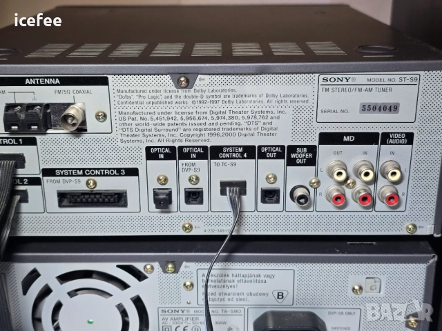 Sony MHC‑S9D Hi‑Fi система с тонколони, снимка 11 - Аудиосистеми - 52156558