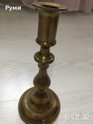 Стар свещник, снимка 2 - Антикварни и старинни предмети - 41817060