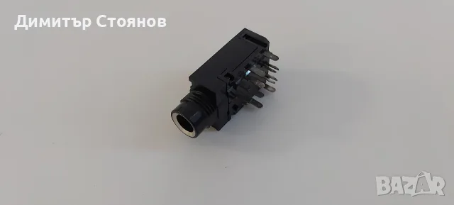 Стерео гнездо 6.3mm за монтаж на платка, снимка 2 - Други - 55810689