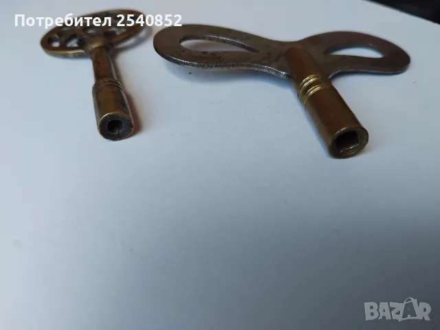 бронзови ключове за часовници , снимка 5 - Стенни часовници - 55726594