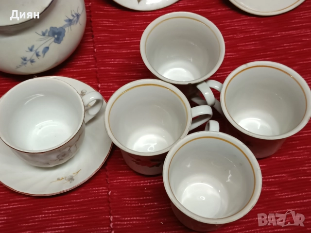 Стар Български порцелан Китка, снимка 17 - Сервизи - 45469713