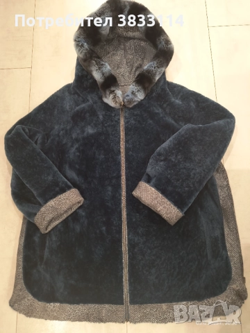 Дамско палто от естествен косъм