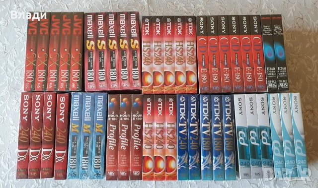 Нови видеокасети TDK, JVC, BASF, Sony, Memorex, Konica, Fuji, снимка 8 - Други жанрове - 44908708