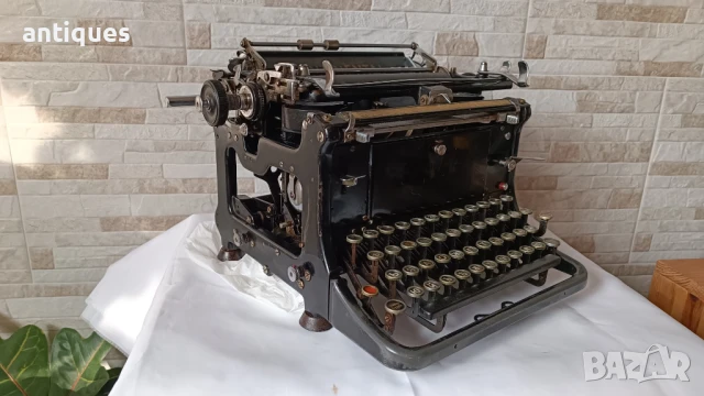 Стара пишеща машина Continental Standart - Made in Germany - 1932г. - Антика, снимка 7 - Антикварни и старинни предмети - 50625447