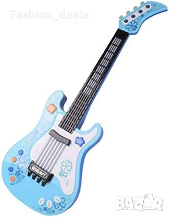 Нов Детски Комплект за свирене Електрическа китара за деца Музика год.3+, снимка 2 - Музикални играчки - 41756567