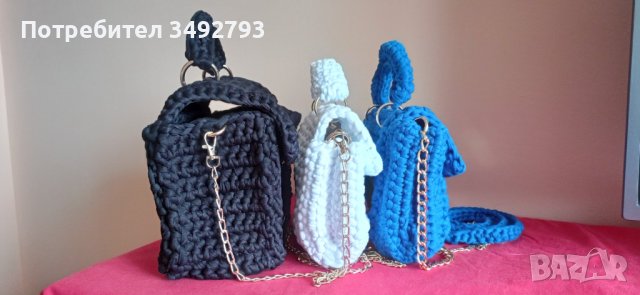 Дамски плетени чанти, снимка 4 - Чанти - 40686937