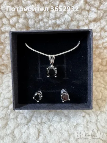 Комплект колие + обици , снимка 1