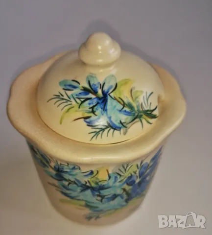 Керамична захарница Англия, снимка 6 - Прибори за хранене, готвене и сервиране - 47813870