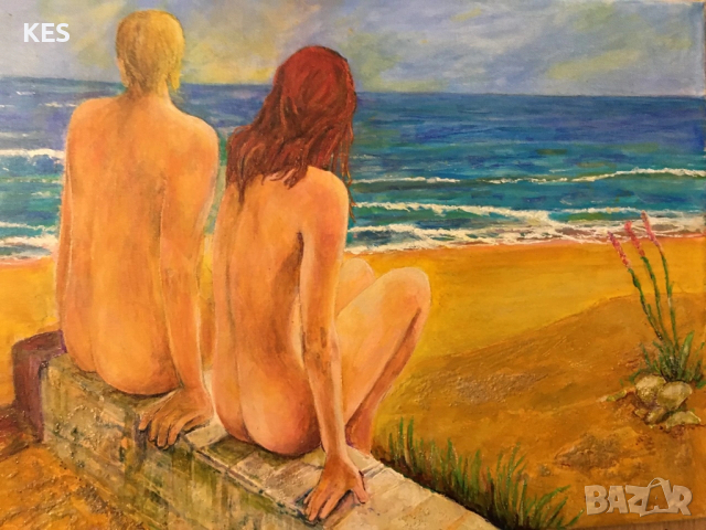 Синьо лято, снимка 2 - Картини - 53066520