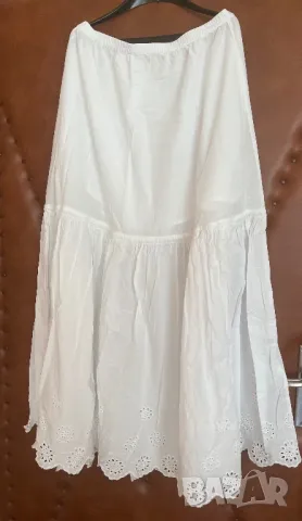 Бял летен сет от италянска дантела
