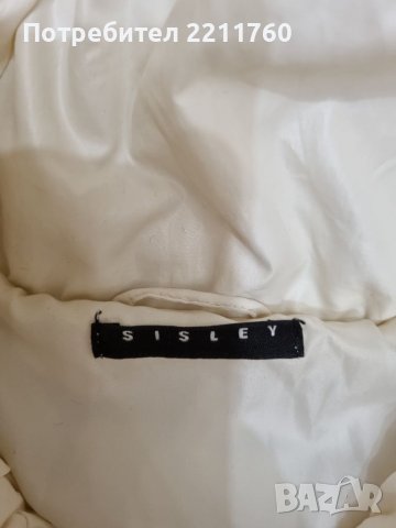 Дамско яке  с колан Sisley , снимка 4 - Якета - 38967376