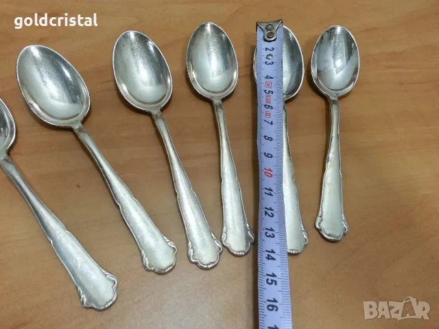 стари дълбоко посребрени лъжички , снимка 2 - Антикварни и старинни предмети - 49157922
