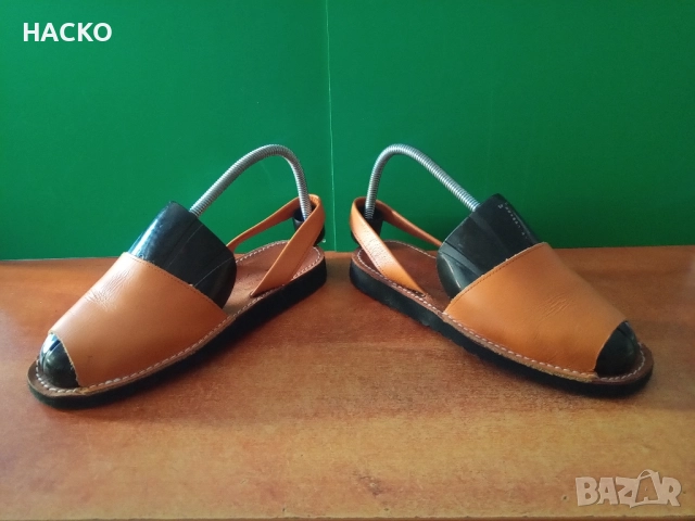 Кожени Сандали 100% Естествена Кожа НОМЕР 39, снимка 4 - Сандали - 51619009
