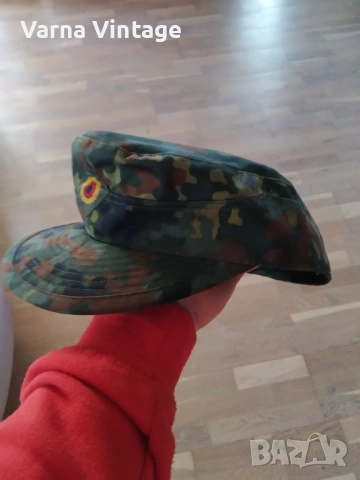 Военна камуфлажна шапка Bundeswehr Germany 1994 размер 63, снимка 3 - Антикварни и старинни предмети - 53062996