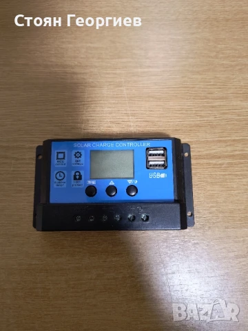 PWM контролер за соларен заряд 12/24V, 30A, снимка 1
