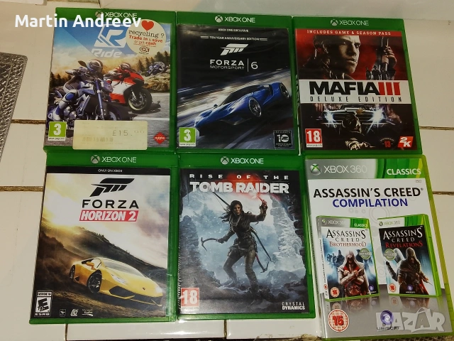 продавам лот дискове с игри за Xbox ONE, снимка 2 - Колекции - 53374544