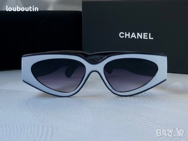 Дамски слънчеви очила котка бяло и черно, снимка 9 - Слънчеви и диоптрични очила - 52914542