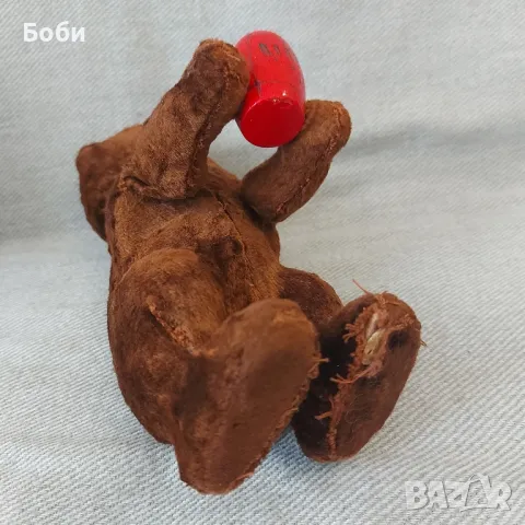 Стара Руска Механична Играчка Мечка, снимка 3 - Колекции - 47327418
