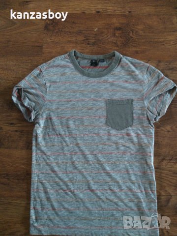 g-star felor reg stripe pkt r t - страхотна мъжка тениска, снимка 5 - Тениски - 41324619