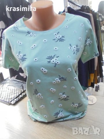 памучни блузки в четири цвята, снимка 3 - Тениски - 40058139