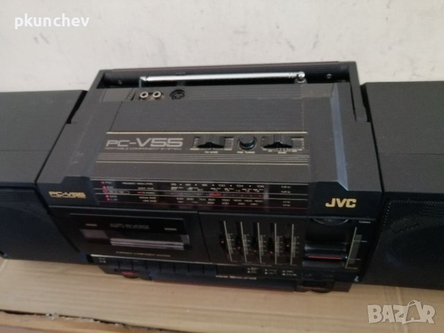 Радиокасетофон Jvc Pc-V55 Boombox AM/FM Hyper Bass, снимка 4 - Радиокасетофони, транзистори - 41786529