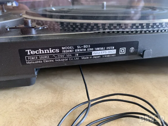 Автоматичен грамофон Technics SL-BD3 – FG Servo System, снимка 4 - Грамофони - 56083733