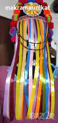 Продавам кукерска маска, гугла, уникат, Новодел, авторски модел, етно, Сурва, Кукерландия , снимка 4 - Колекции - 42314889